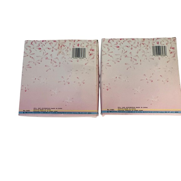 Vtg Mini New Born Gift Set Doll Movable Head Arms Legs‎ 1989 Set of 2 Cititoys - Picture 4 of 7